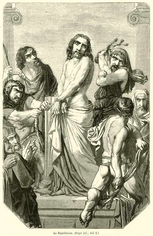 La flagellation - French School