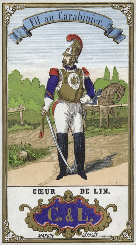 Étiquette pour fil de carabiniers - French School