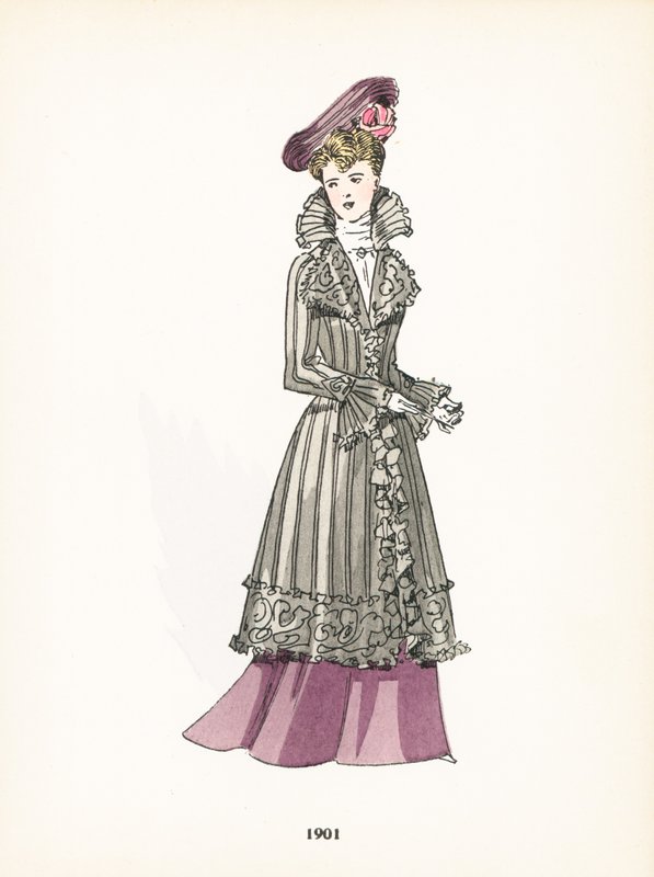 Mode féminine, 1901 - French School