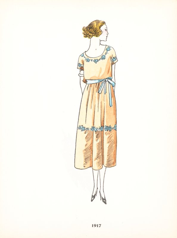 Mode féminine, 1917 - French School