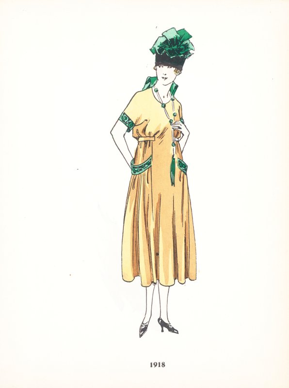 Mode féminine, 1918 - French School