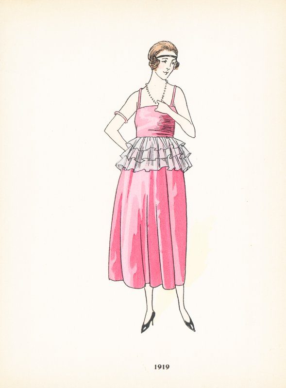 Mode féminine, 1919 - French School