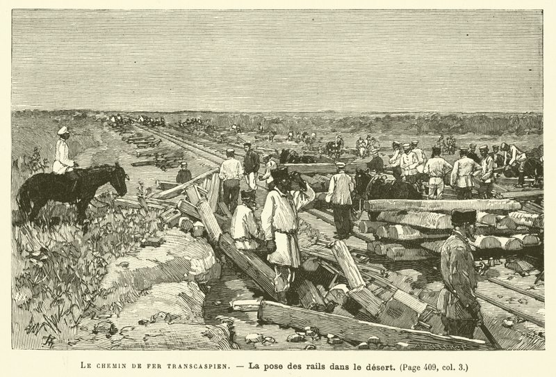 Le chemin de fer transcaspien - French School
