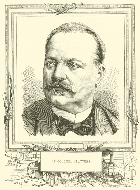Le colonel Flatters (gravure) - French School