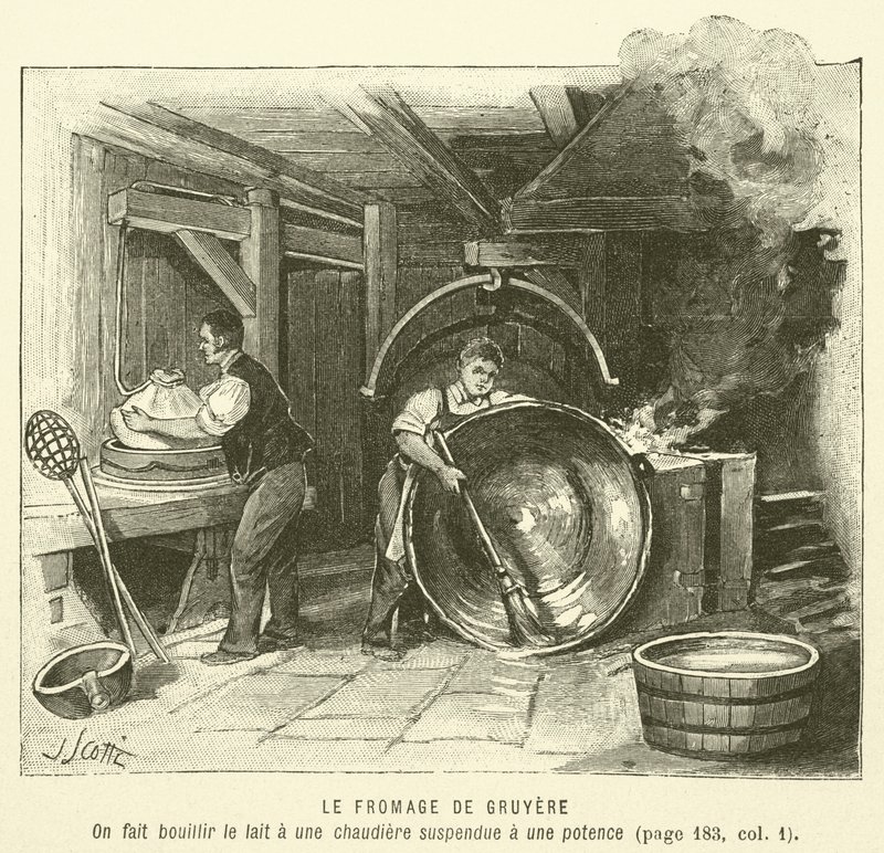 Le Fromage De Gruyere - French School