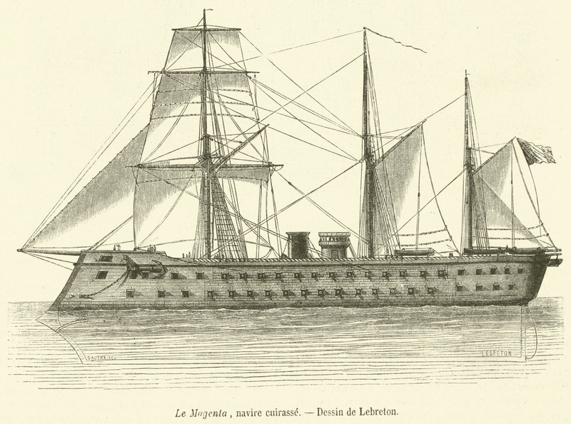 Le Magenta, navire cuirassé - French School
