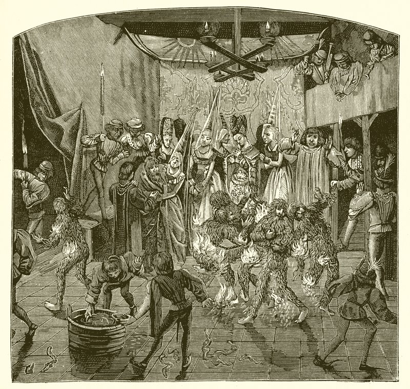 Le bal des Ardents - French School