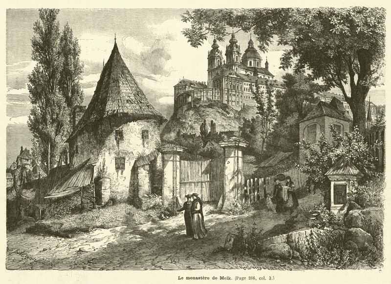 Le monastere de Melk - French School