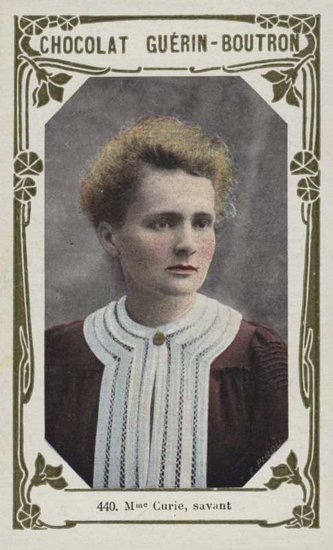 Madame Curie, savant - French School