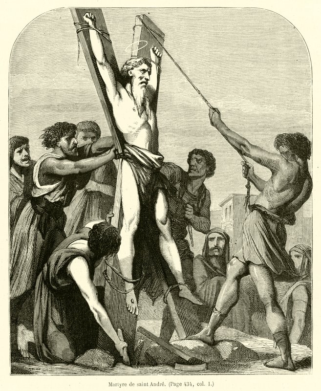 Martyre de saint André - French School