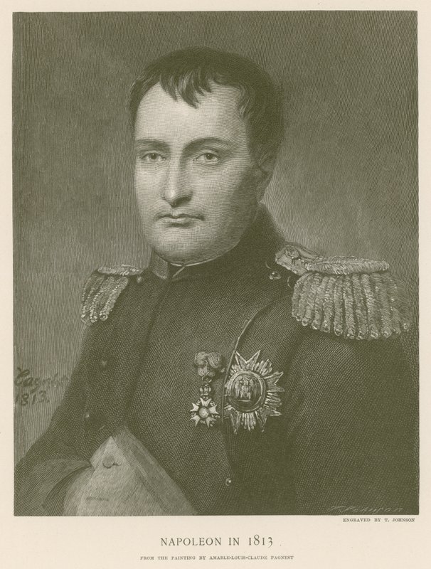 Napoléon en 1813 - French School