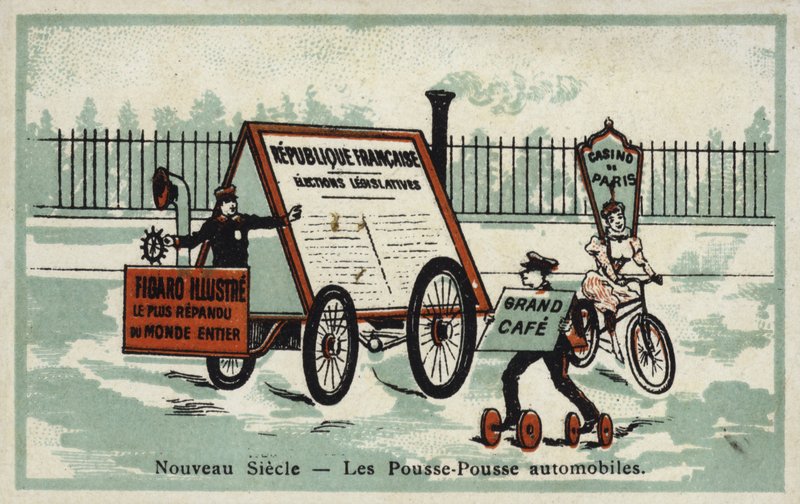 Nouveau siècle - auto rickshaws - French School