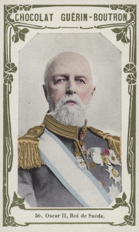 Oscar II, Roi de Suède - French School