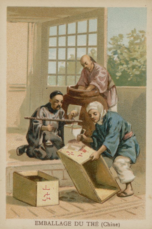 Emballage de thé (Chine) - French School