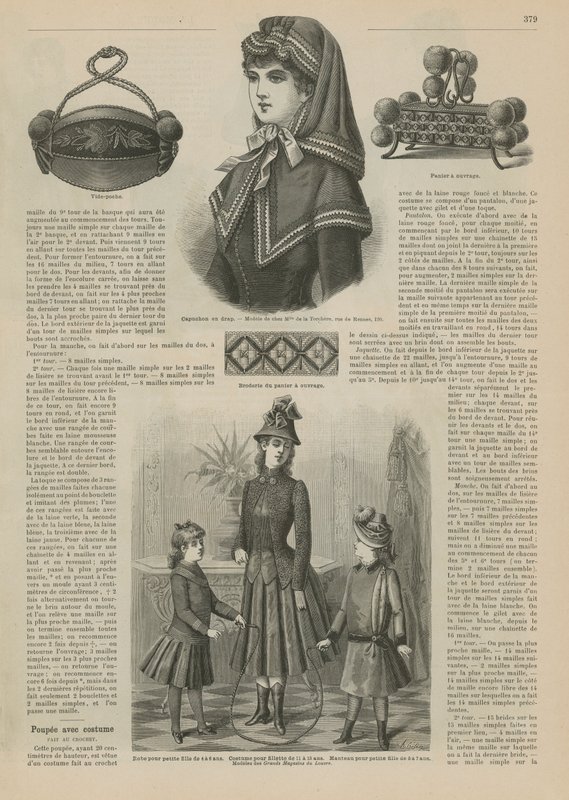Page de La Mode Illustrée, 1885 - French School