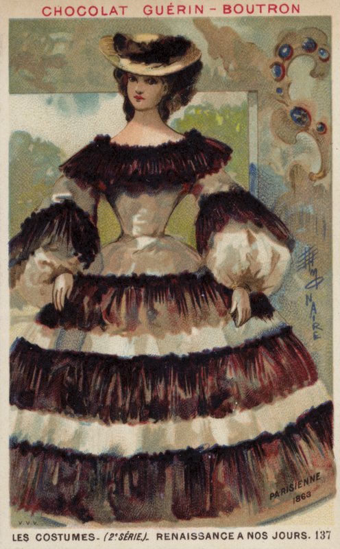 Mode parisienne, 1863 - French School