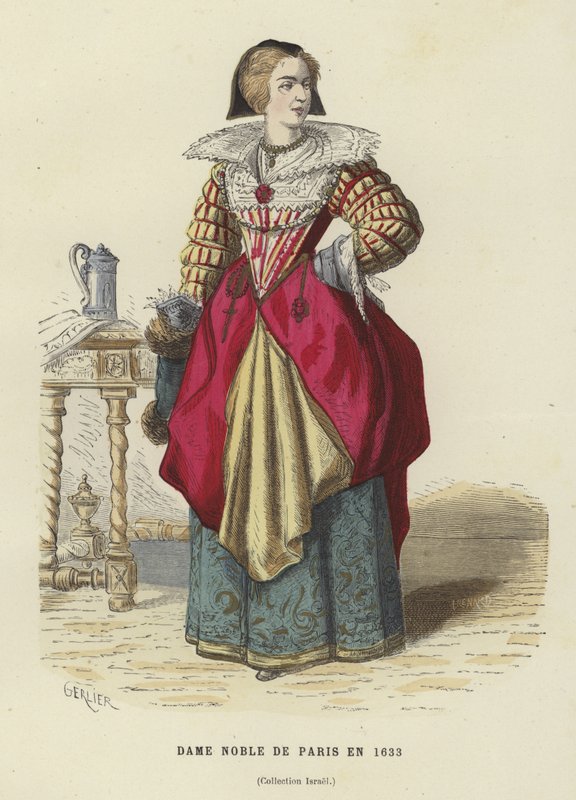 Noble parisienne, 1633 - French School