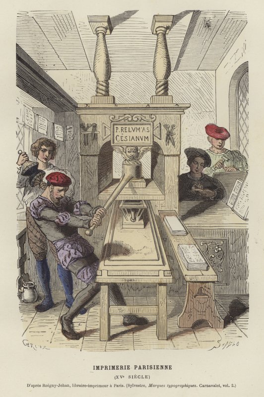 Imprimerie parisienne, 15ème siècle - French School