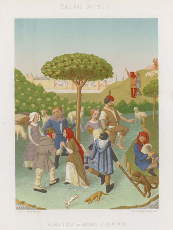Personnes dansant autour d
