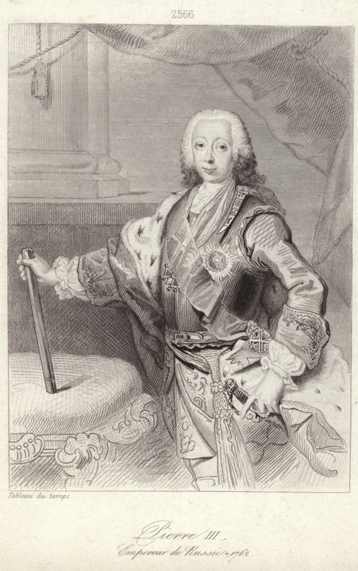 Pierre III de Russie - French School