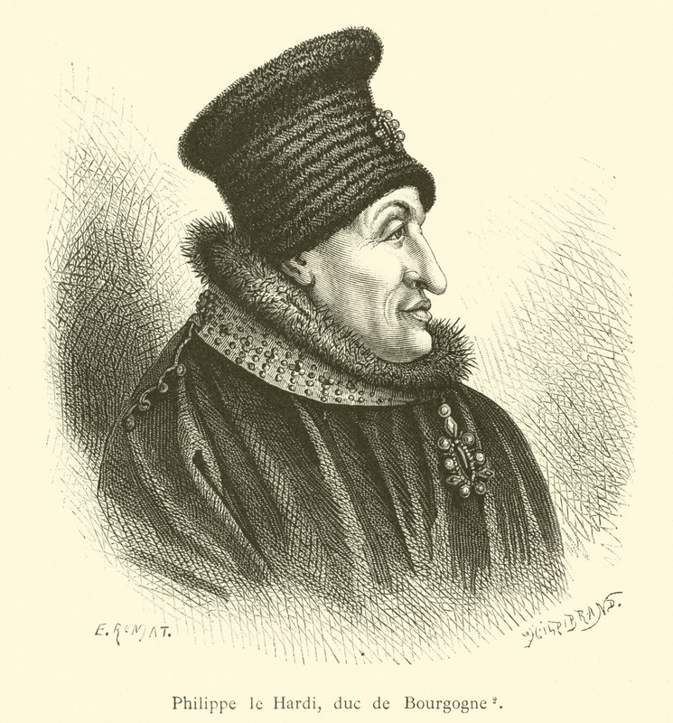 Philippe le Hardi, duc de Bourgogne (gravure) - French School