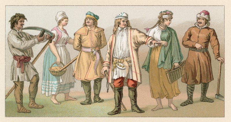 Costume polonais - French School