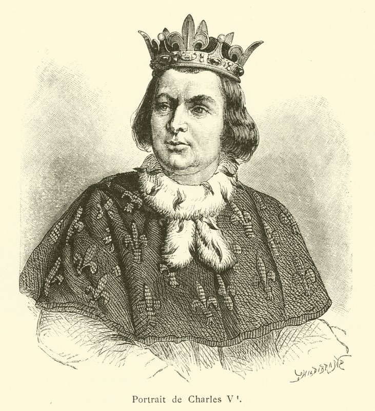 Portrait de Charles V (gravure) - French School
