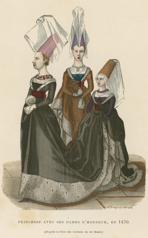 Princesse avec ses dames d