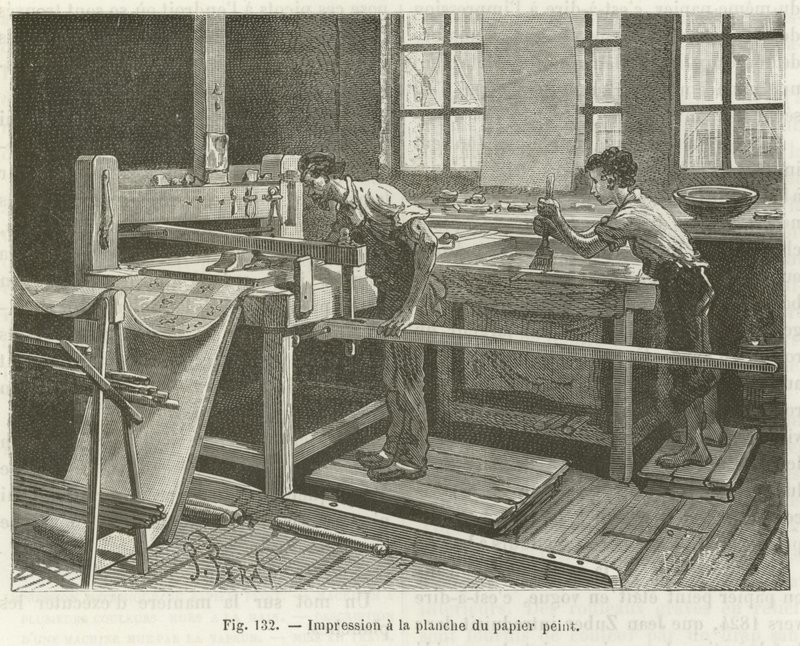 Impression de papier peint - French School