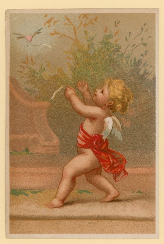 Putto jouant - French School