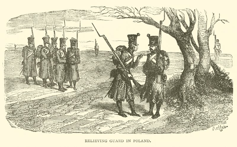 Relève de la garde en Pologne - French School