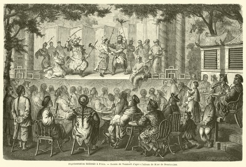 Représentation théâtrale à Pékin - French School