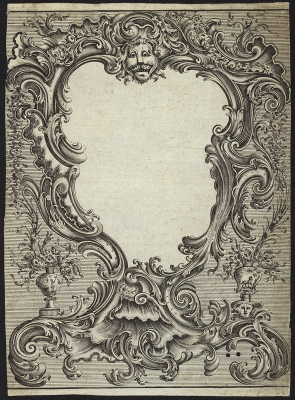 Design rococo pour un cadre - French School