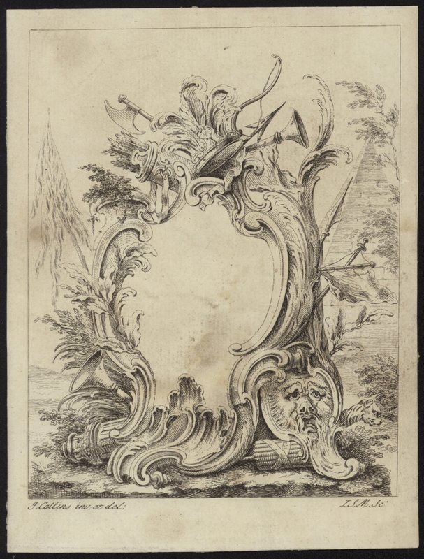 Design rococo pour un cadre - French School