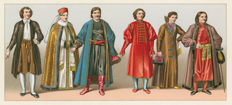 Costume Russe - French School