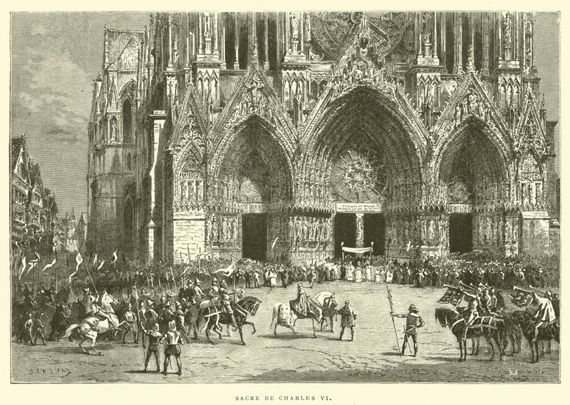 Sacre de Charles VI - French School