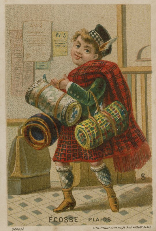 Écosse : Tartans - French School