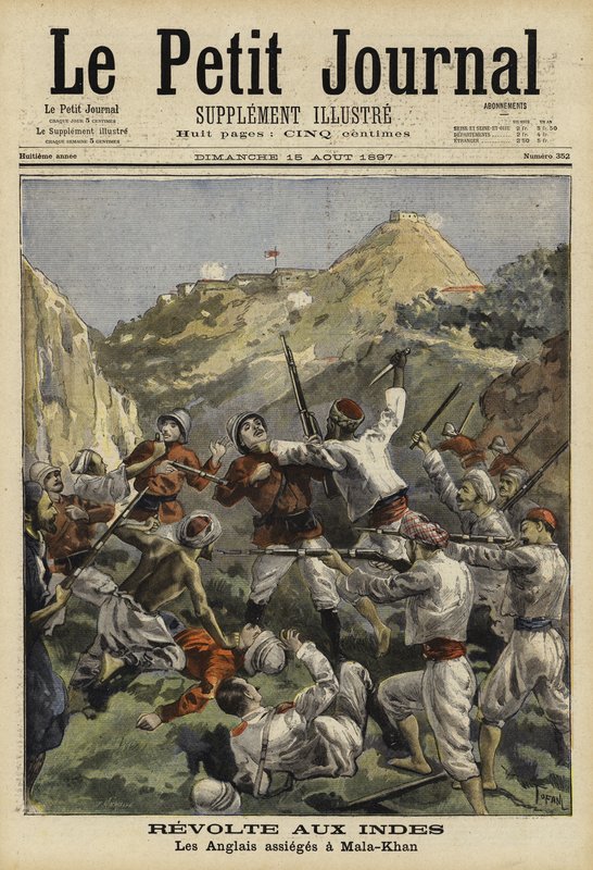 Siège de Malakand, Inde, 1897 - French School