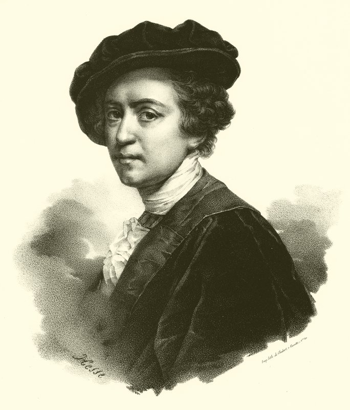 Portrait de Sir Joshua Reynolds - French School