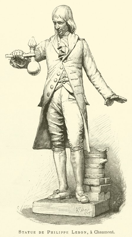 Statue de Philippe Lebon, a Chaumont - French School
