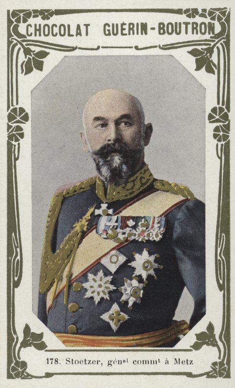 Stoetzer, général commandant à Metz - French School