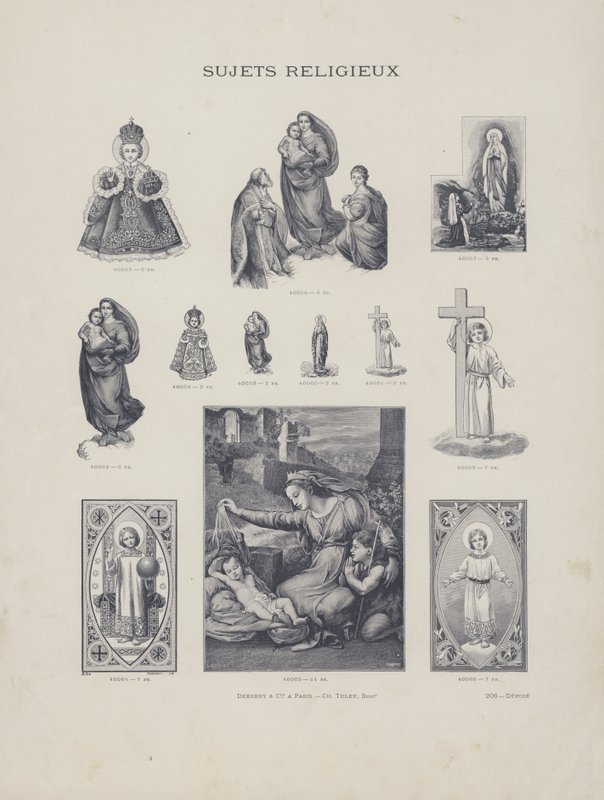 Sujets Religieux - French School