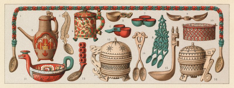 Costume suédois - French School