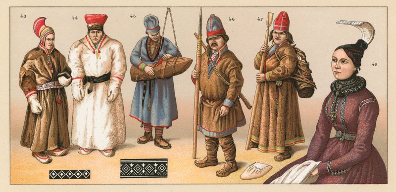 Costume suédois - French School