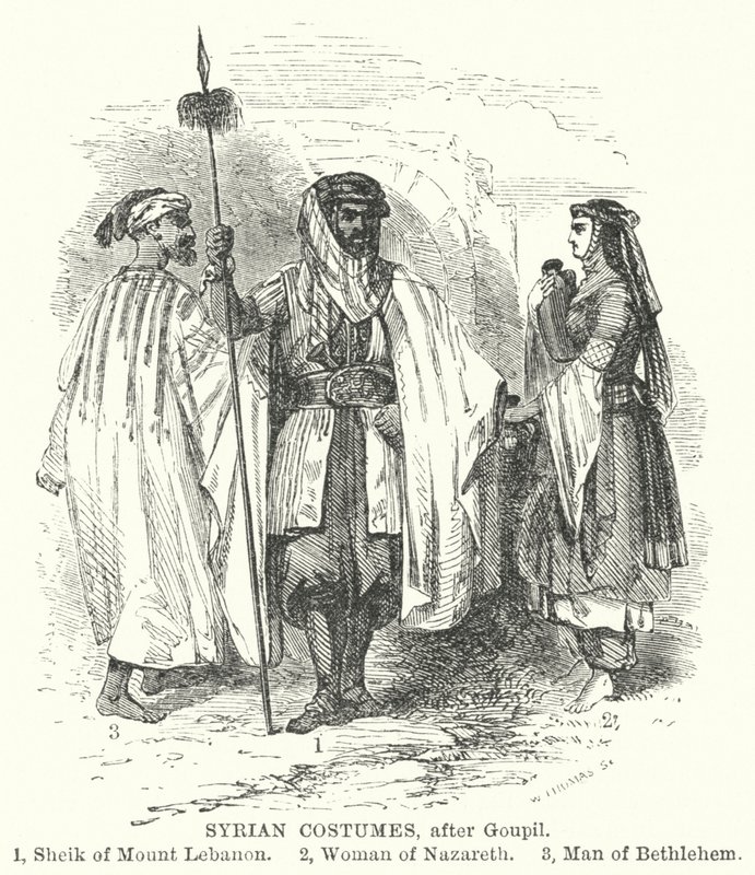 Costumes syriens - French School