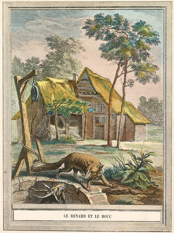 Le Renard et la Chèvre - French School