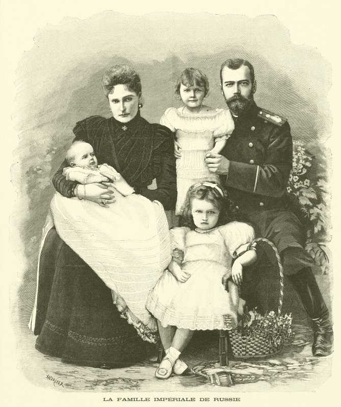 La famille impériale russe - French School