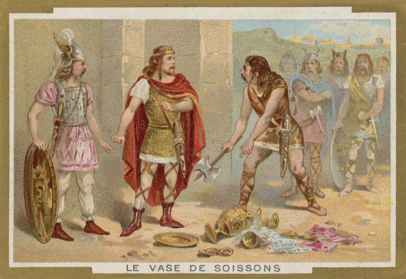 Le Vase de Soissons (chromolitho) - French School