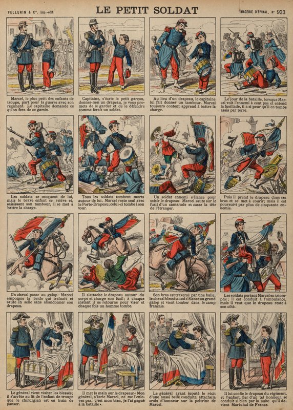 Le jeune soldat - French School