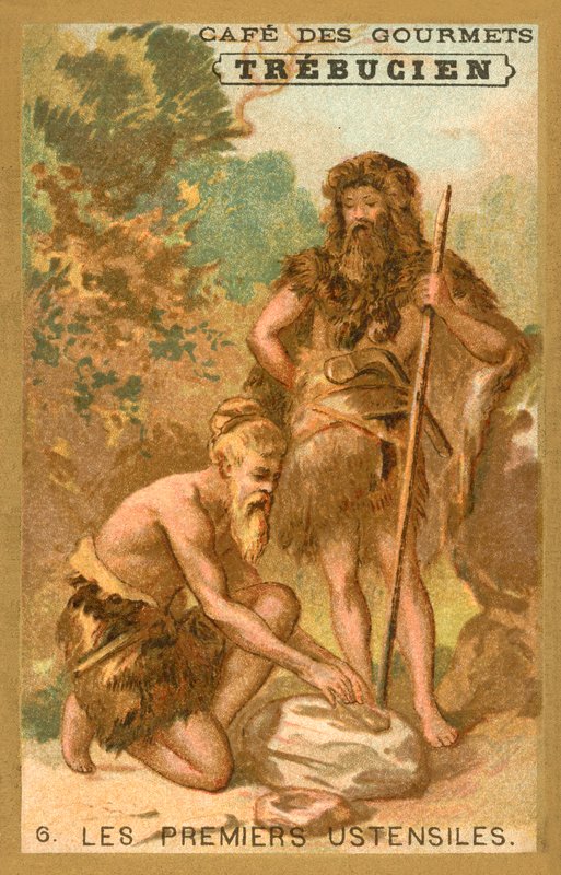 Les premiers ustensiles - French School